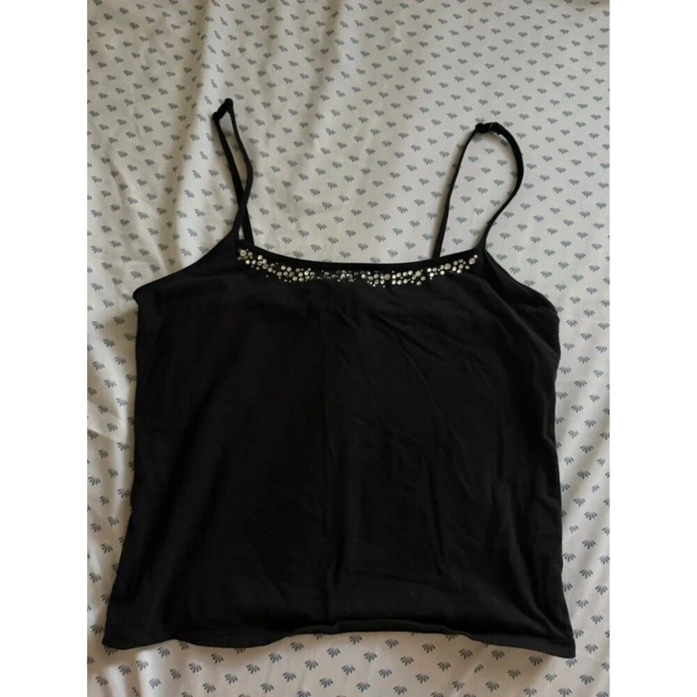 Victoria’s Secret Black Sleep Spaghetti Strap Top